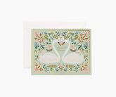 Always & Forever Swans Wedding Card - Single Card