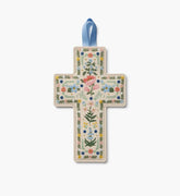 Embroidered Cross - Rosette