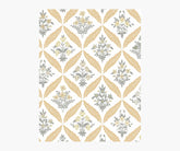 Estee Garden Wallpaper Sample - Gold Multi