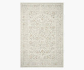 Courtyard Lily Printed Rug - Yellow Multi