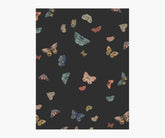 Butterfly House Wallpaper Sample - Black