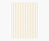Rickrack Wallpaper Sample - Metallic Gold