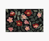 Minnie Primrose Wool-Hooked Rug - Black Multi