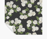 Hydrangea Peel & Stick Wallpaper - Black & White