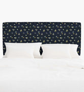 Elly Headboard - Ditsy Dahlia Navy