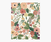 Garden Party Wallpaper Sample - Burgundy Multi