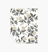 Peonies Peel & Stick Wallpaper Sample - White