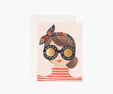 Birthday Girl Birthday Card - Single Card