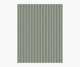 Rickrack Wallpaper Sample - Moss