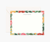 Floral Personalized Stationery - Roses