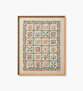Framed Wall Art - Helena Quilt Ivory