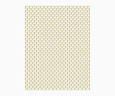 Petal Wallpaper Sample - White & Metallic Gold