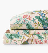 Sateen Sheet Set - Peacock Blush