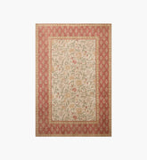 Edinburgh Aster Power Loomed Rug - Ivory & Spice