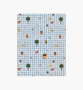 Farmhouse Gingham Cotton Fabric - Blue