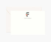 Monogram Personalized Stationery - F