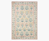 Eden Mughal Rose Power Loomed Rug - Blush