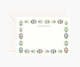 Floral Personalized Stationery - Mughal Rose