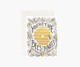 You're the Bee's Knees Love & Friendship Card - Single Card