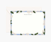 Floral Personalized Stationery - Hydrangea