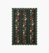 Thistle Wool Hooked Rug - Forest