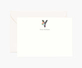 Monogram Personalized Stationery - Y