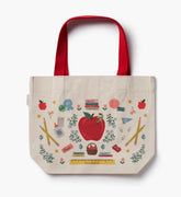 East West Canvas Tote Bag - Schoolhouse