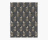 Paisley Wallpaper Sample - Black