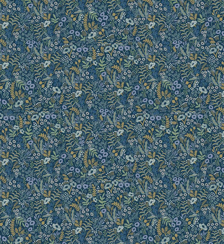 Tapestry Wallpaper - Indigo