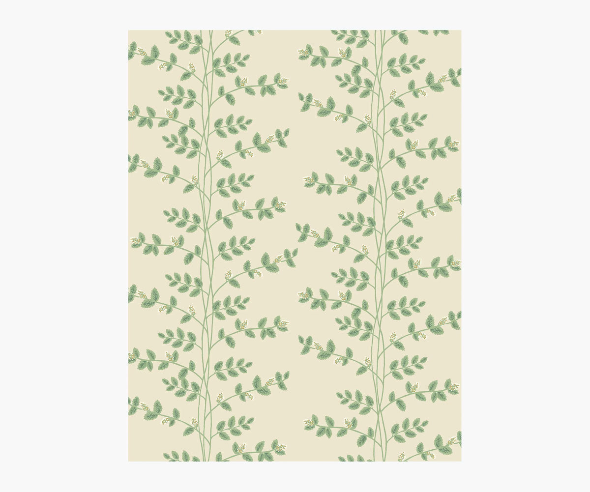 Climbing Vines Wallpaper Sample - Linen