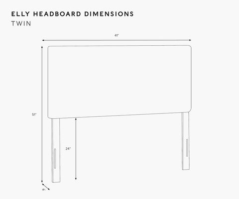 Elly Headboard - Peacock