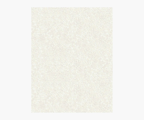 Champagne Dots Wallpaper Sample - Linen & White