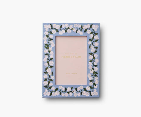 Paper Wrapped Picture Frame - Hydrangea