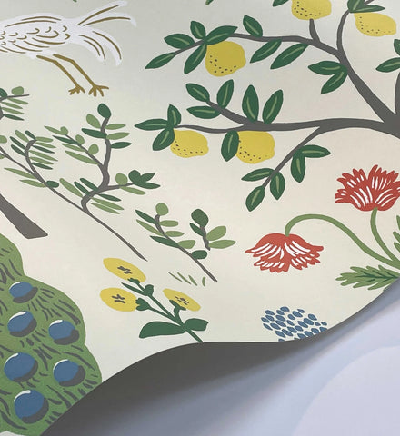Menagerie Wallpaper - Cream