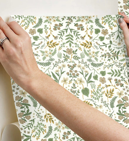 Wildwood Peel & Stick Wallpaper - Linen Multi