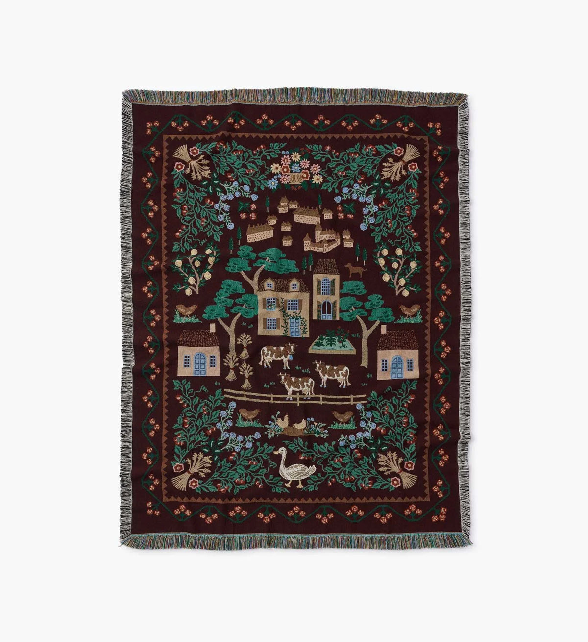 Woven Blanket - Country Farm