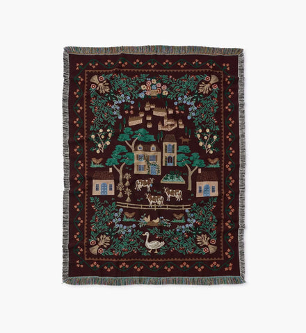 Woven Blanket - Country Farm