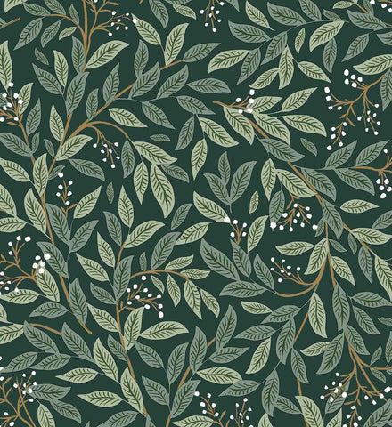 Willowberry Peel & Stick Wallpaper - Emerald