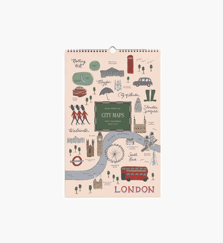 2027 Wall Calendar - Travel Sketches