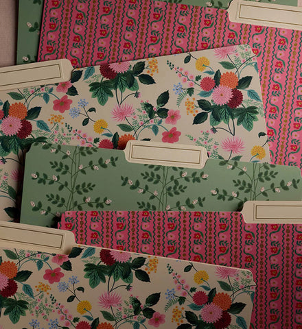 Assorted File Folders - Dahlia