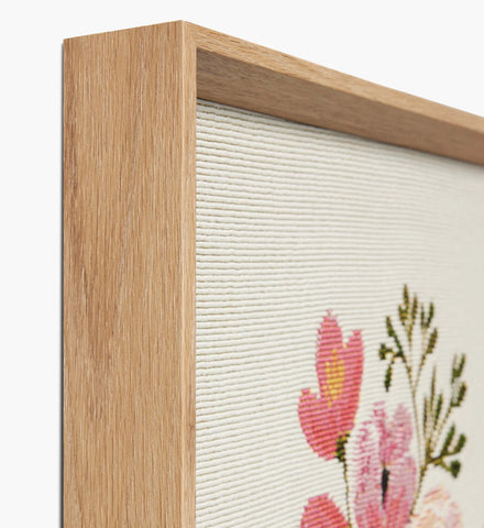 Framed Wall Art - Rose Botanical