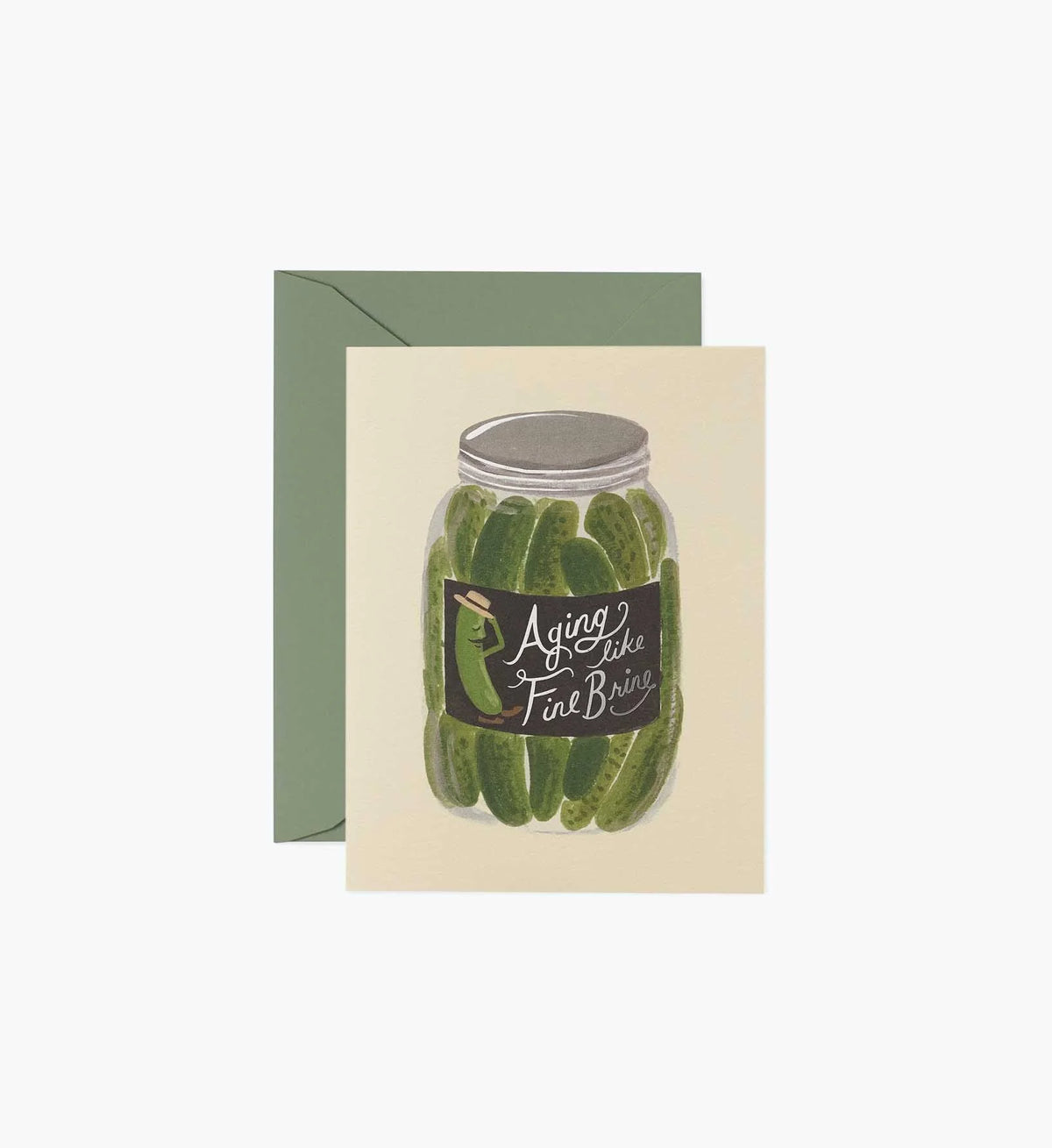 Aging Like Fine Brine Birthday Card - Single Card