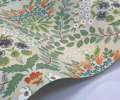 Bramble Wallpaper Sample - Cream