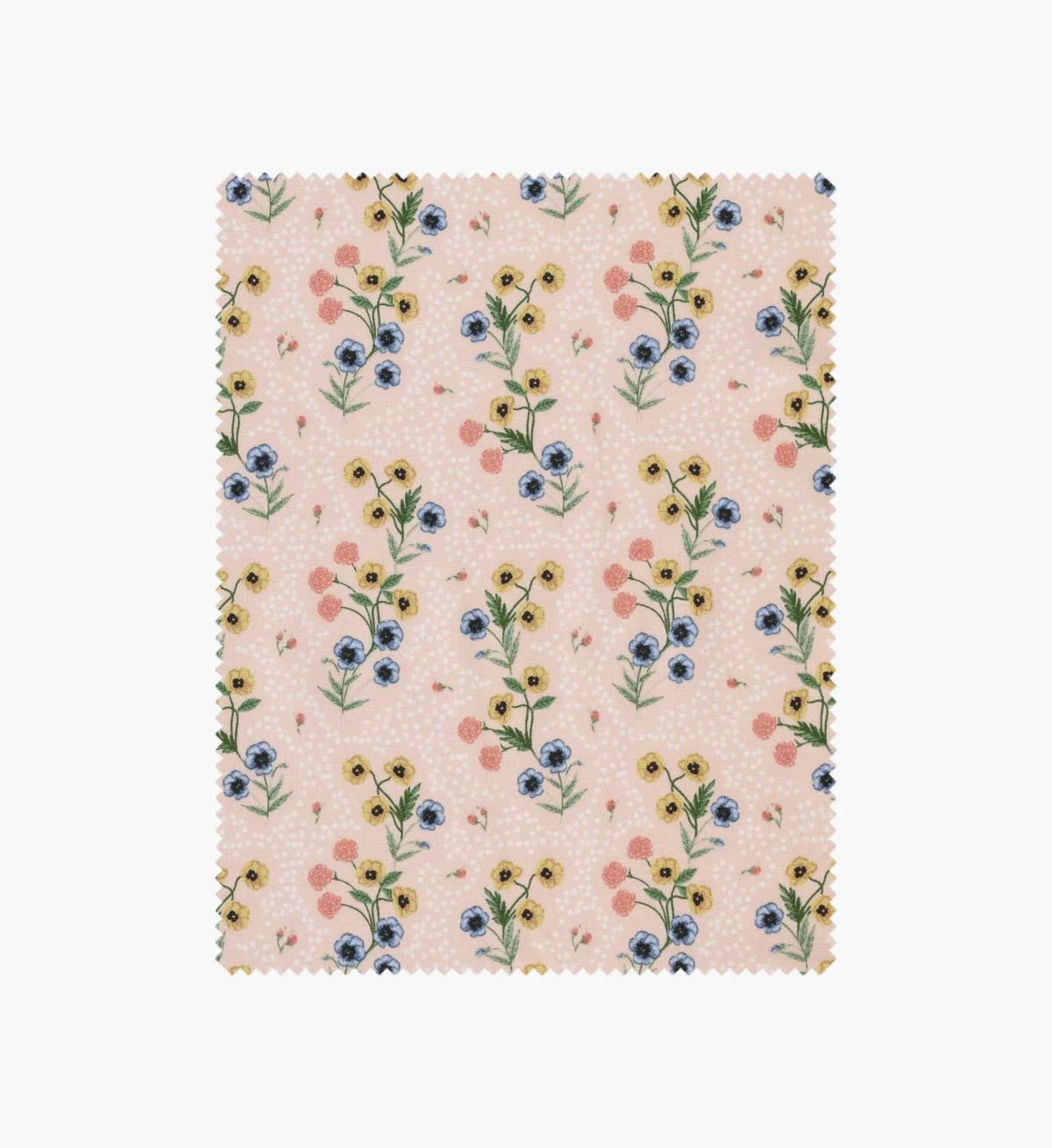Poppy Cotton Fabric - Pink