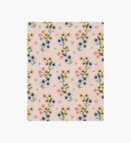 Poppy Cotton Fabric - Pink