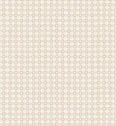 Daisy Gingham Peel & Stick Wallpaper Sample - Blush