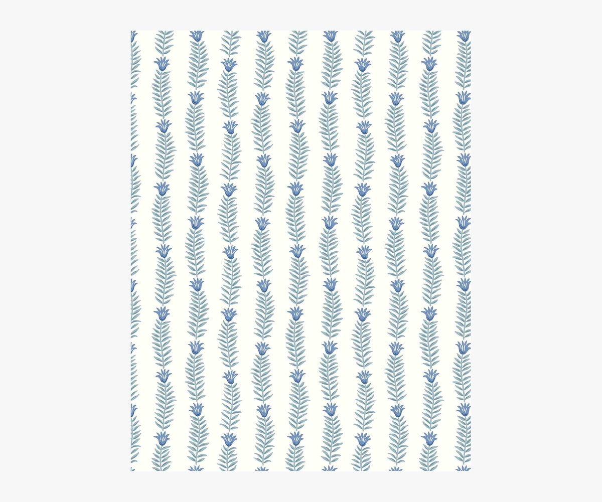 Eden Wallpaper Sample - Indigo