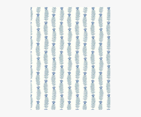 Eden Wallpaper Sample - Indigo