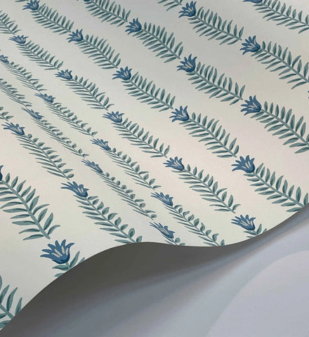 Eden Wallpaper - Indigo