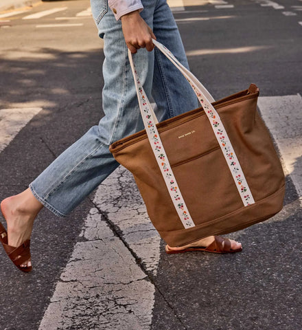Canvas Carry All - Ditsy Dahlia